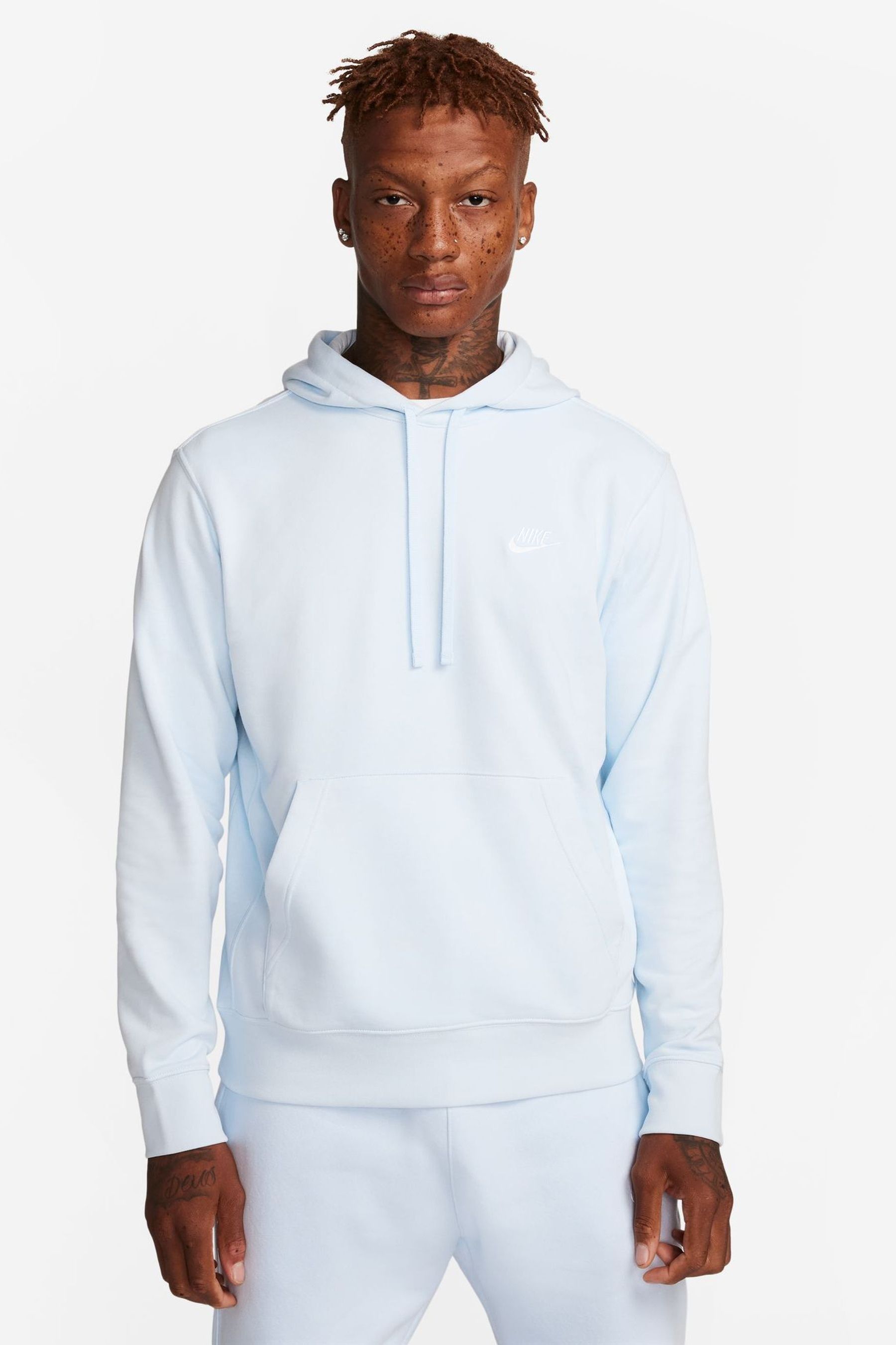 Nike club light grey sweatshirt cheap