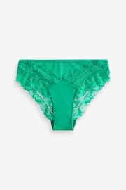 Green Extra High Leg Floral Lace Extra High Leg Knickers - Image 5 of 5