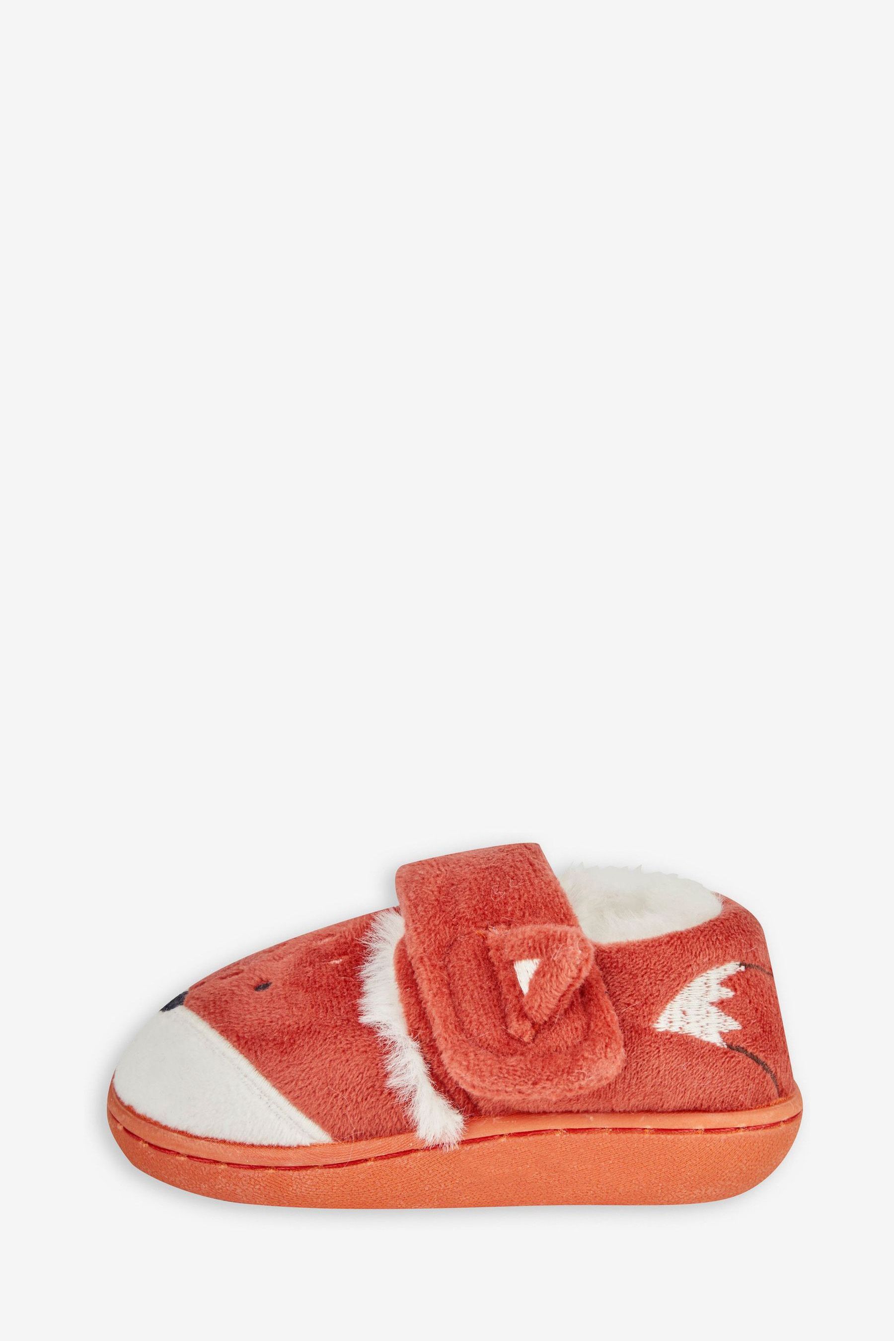 Buy JoJo Maman Bebe Rust Girls Fox Easy On Slippers from Next Canada