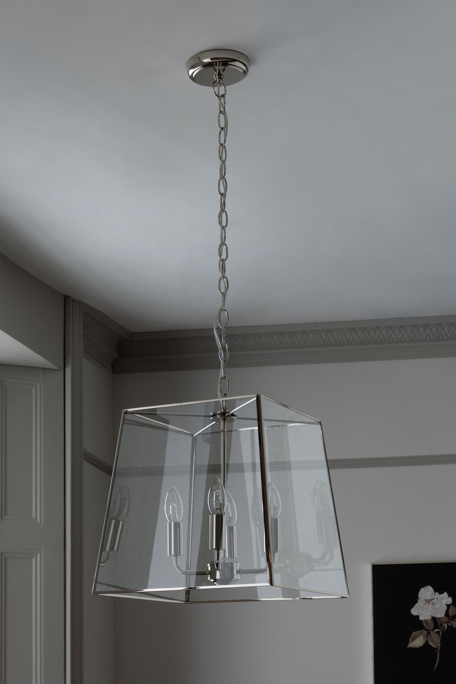 Chrome Warwick 4 Light Chandelier Ceiling Light