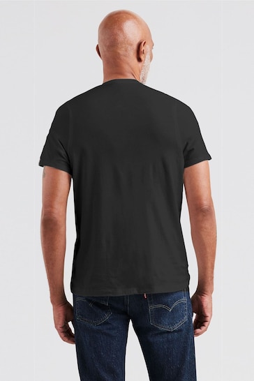 Levi's® Black Original Housemark V-Neck T-Shirt
