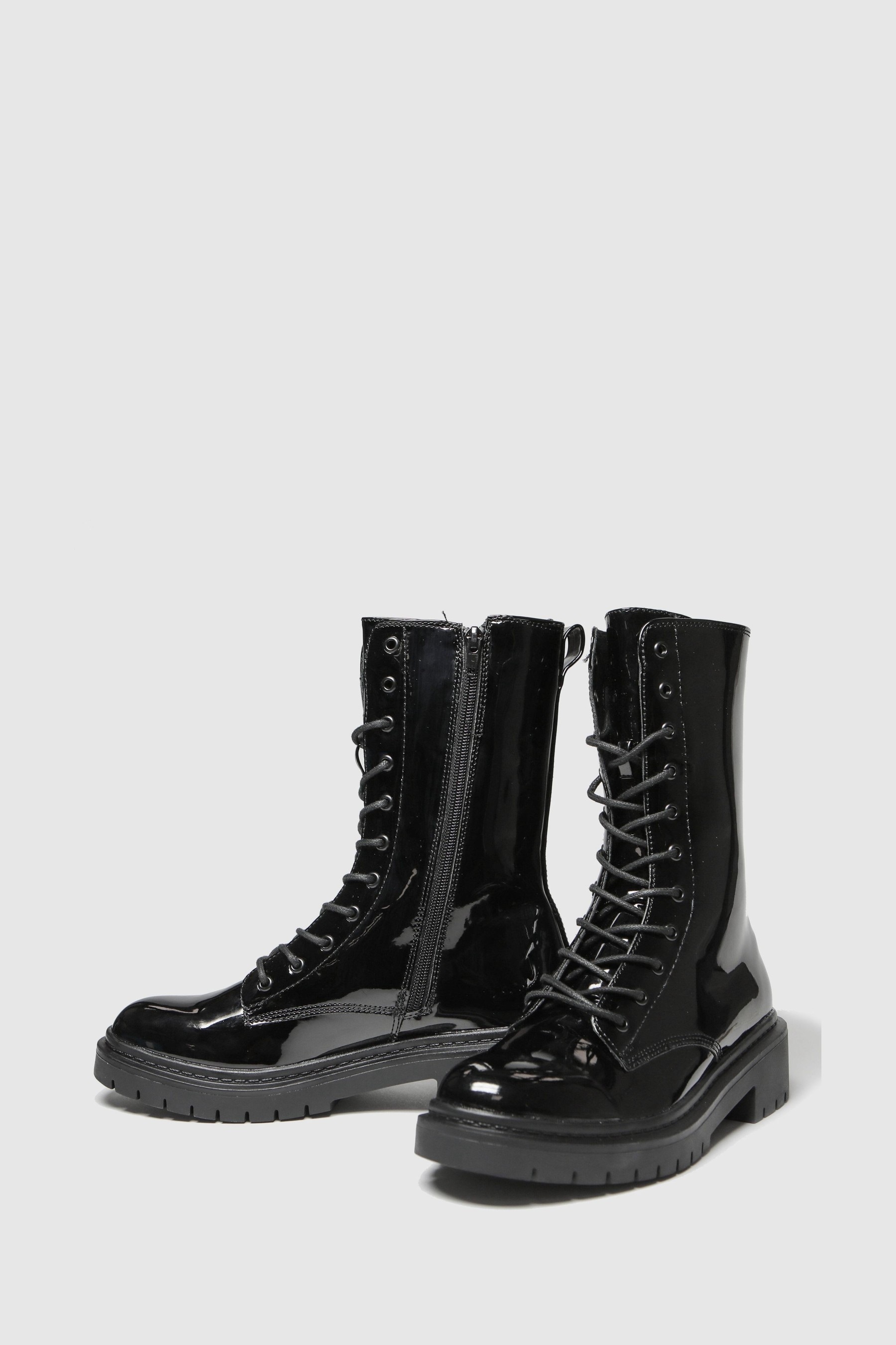 Buy Schuh Black Aaron High Cut Lace Up Shoes from Next Luxembourg