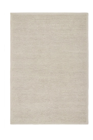 Cable Natural 200x290cm Wool Rug