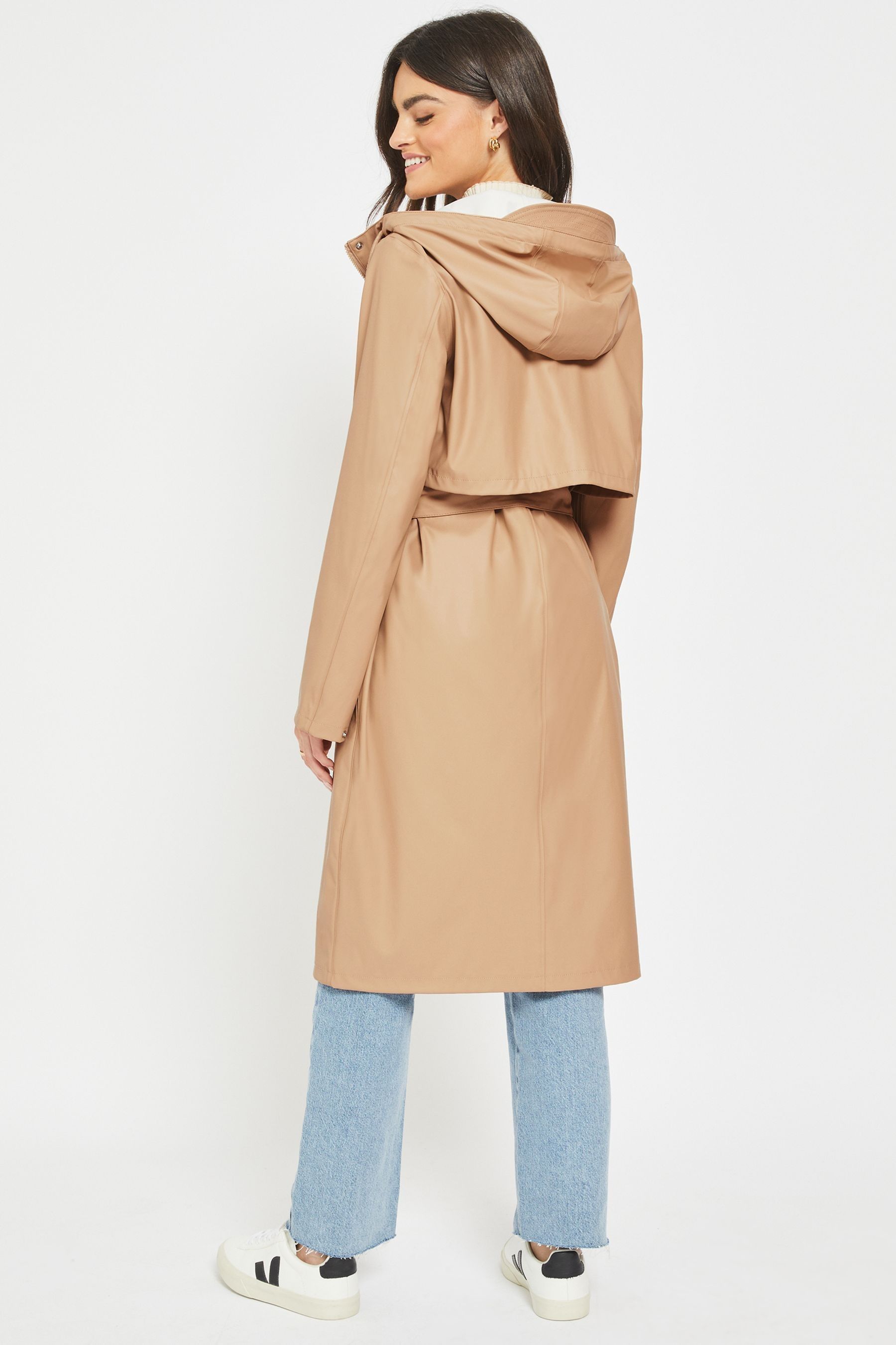 Hooded trench store coat uk