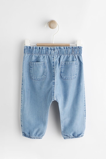 Denim Loose Fit Baby Trousers