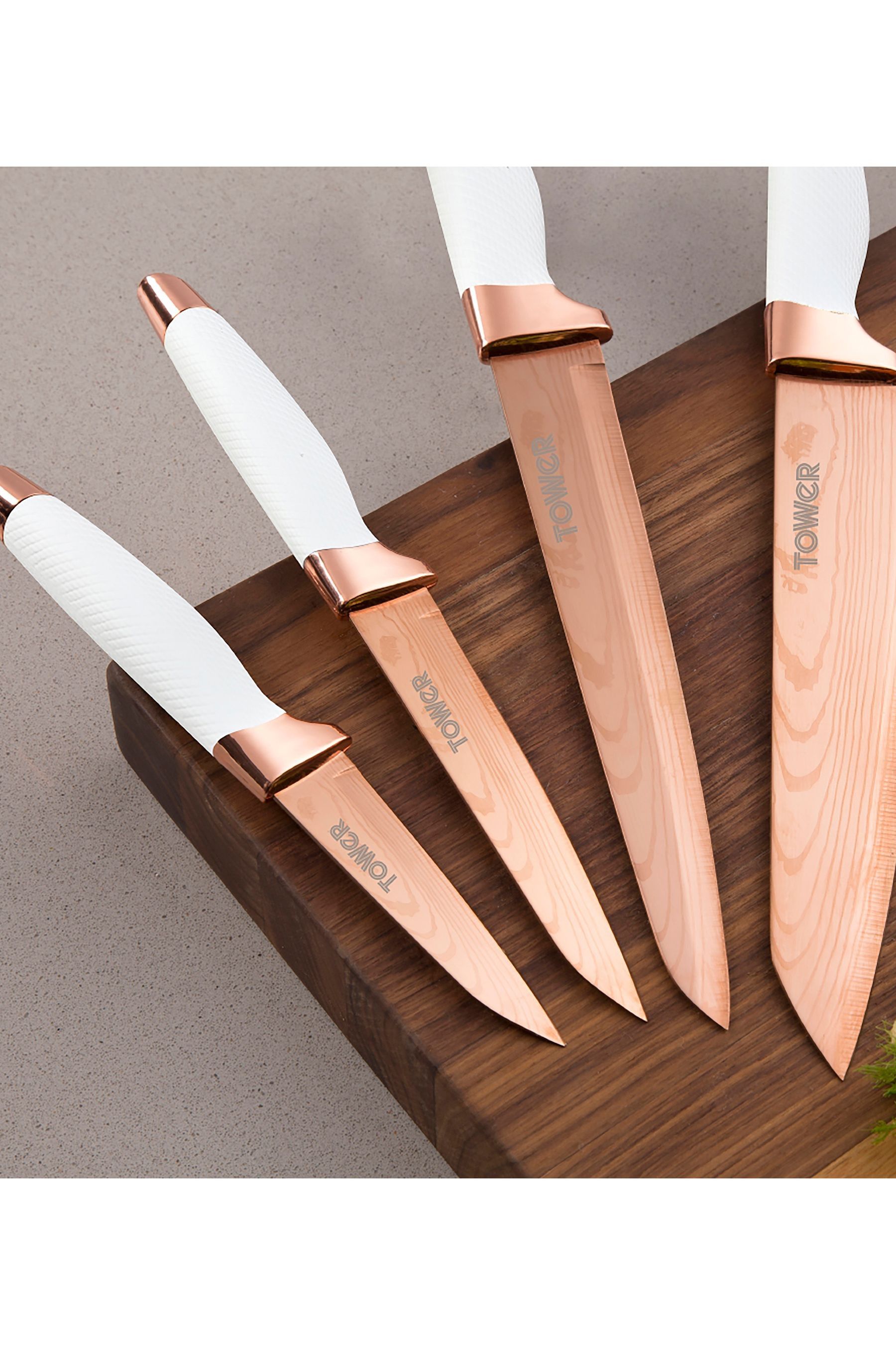 Buy Tower White Knife Block from the Next UK online shop