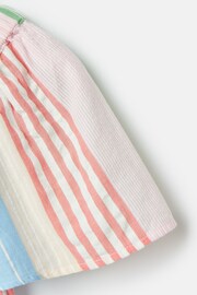 Joules Life's A Picnic Multi Stripe Woven Top - Image 5 of 5