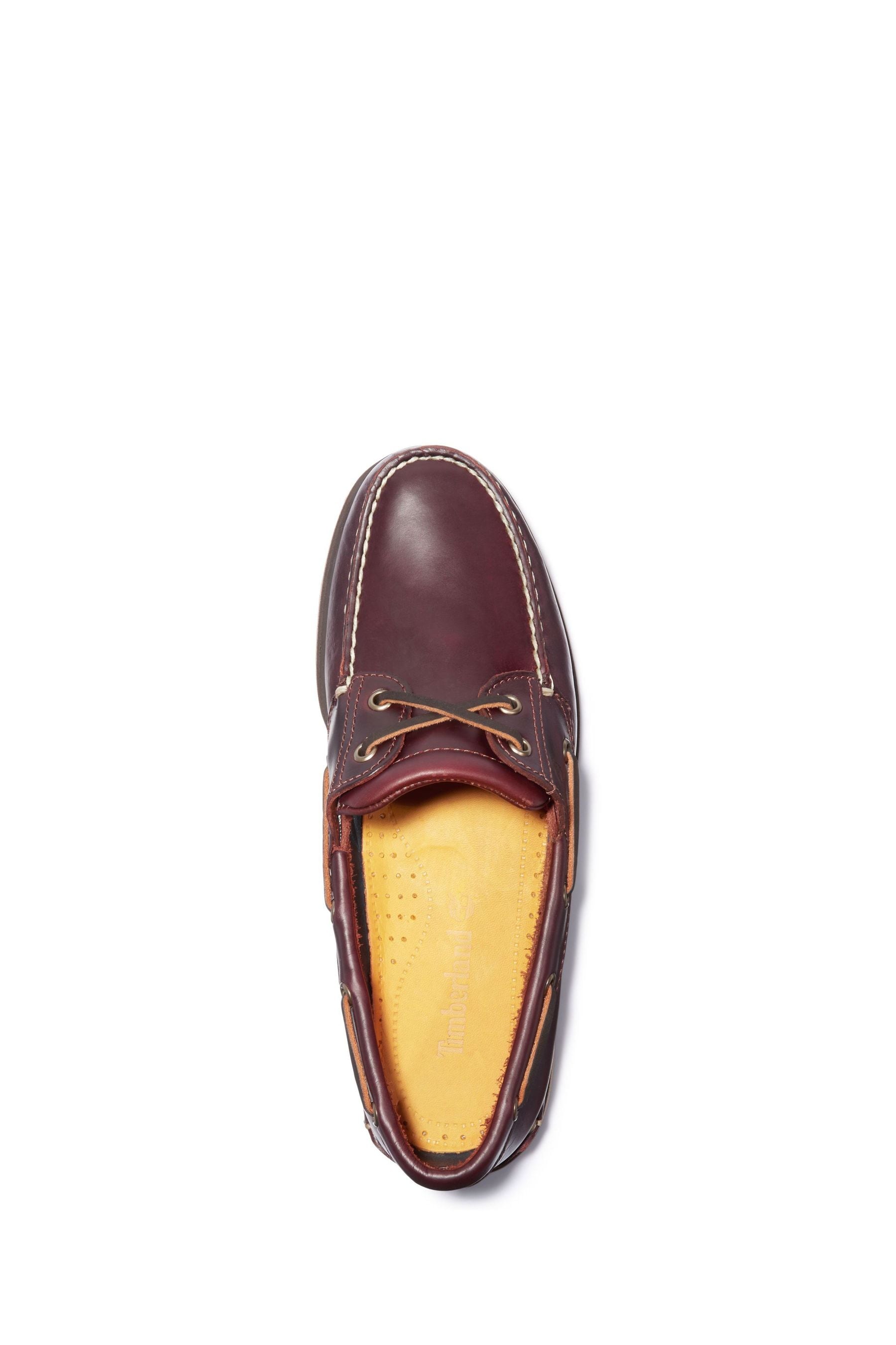 Timberland classic 2 eye boat shoe rootbeer smooth store