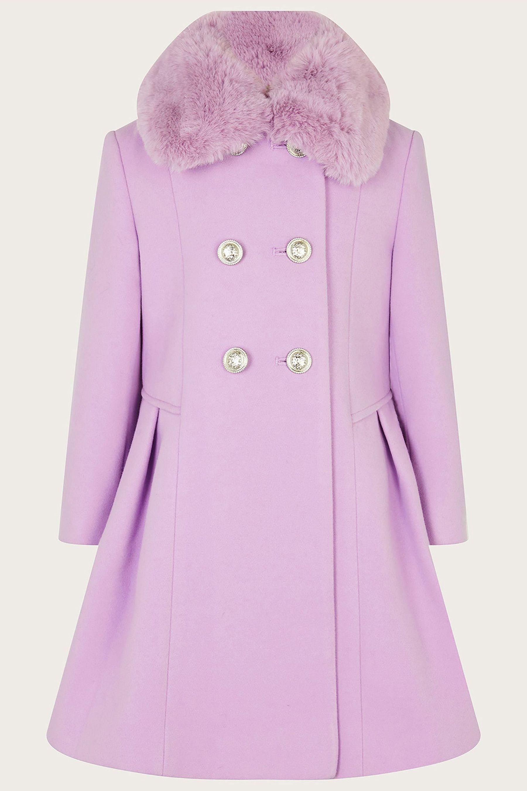 Monsoon purple coat clearance