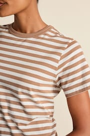 Neutral Essential Pure 100% Cotton Short Sleeve Crew Neck T-Shirt - Image 4 of 6