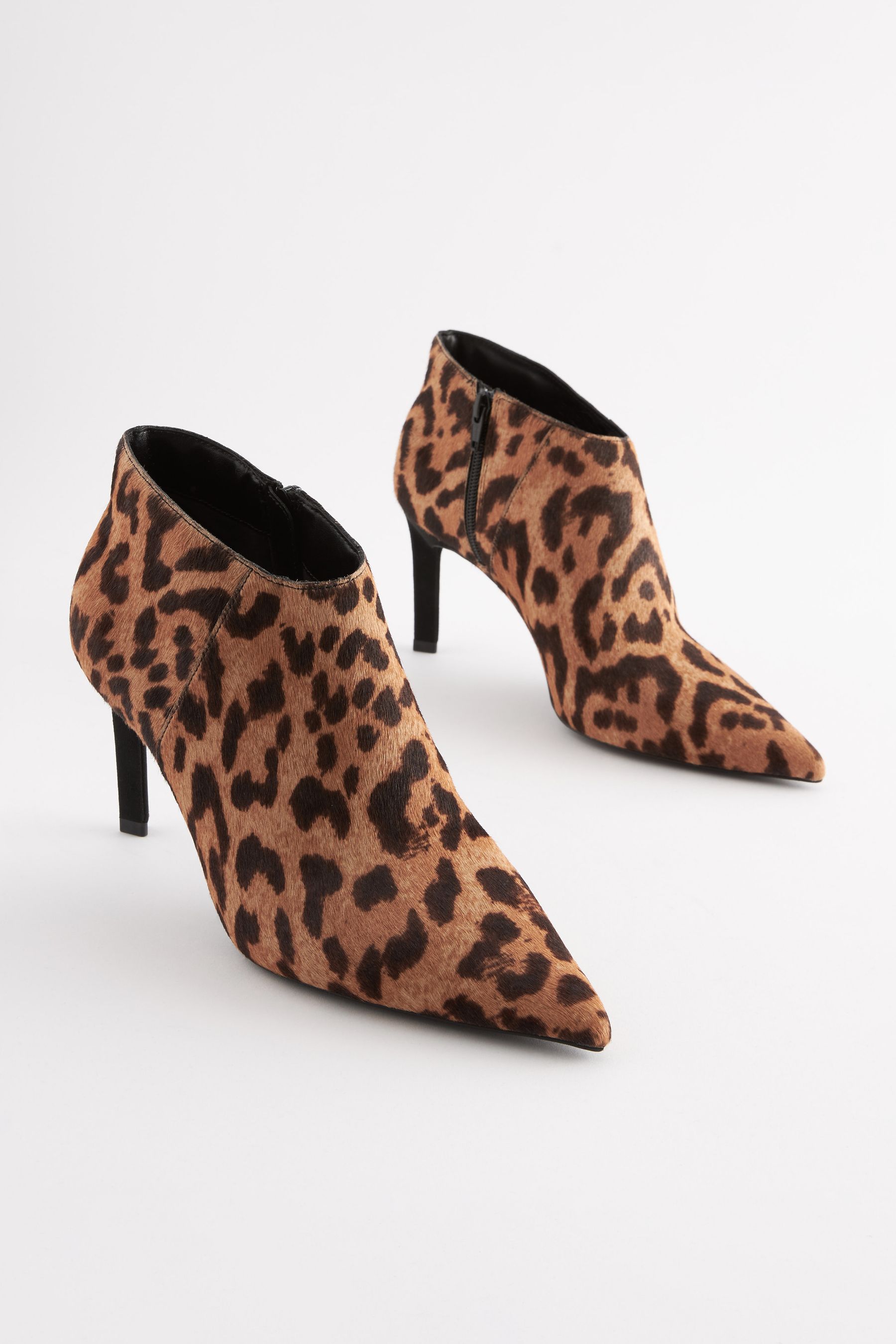Buy Leopard Print Signature Leather Forever Comfort Point Toe