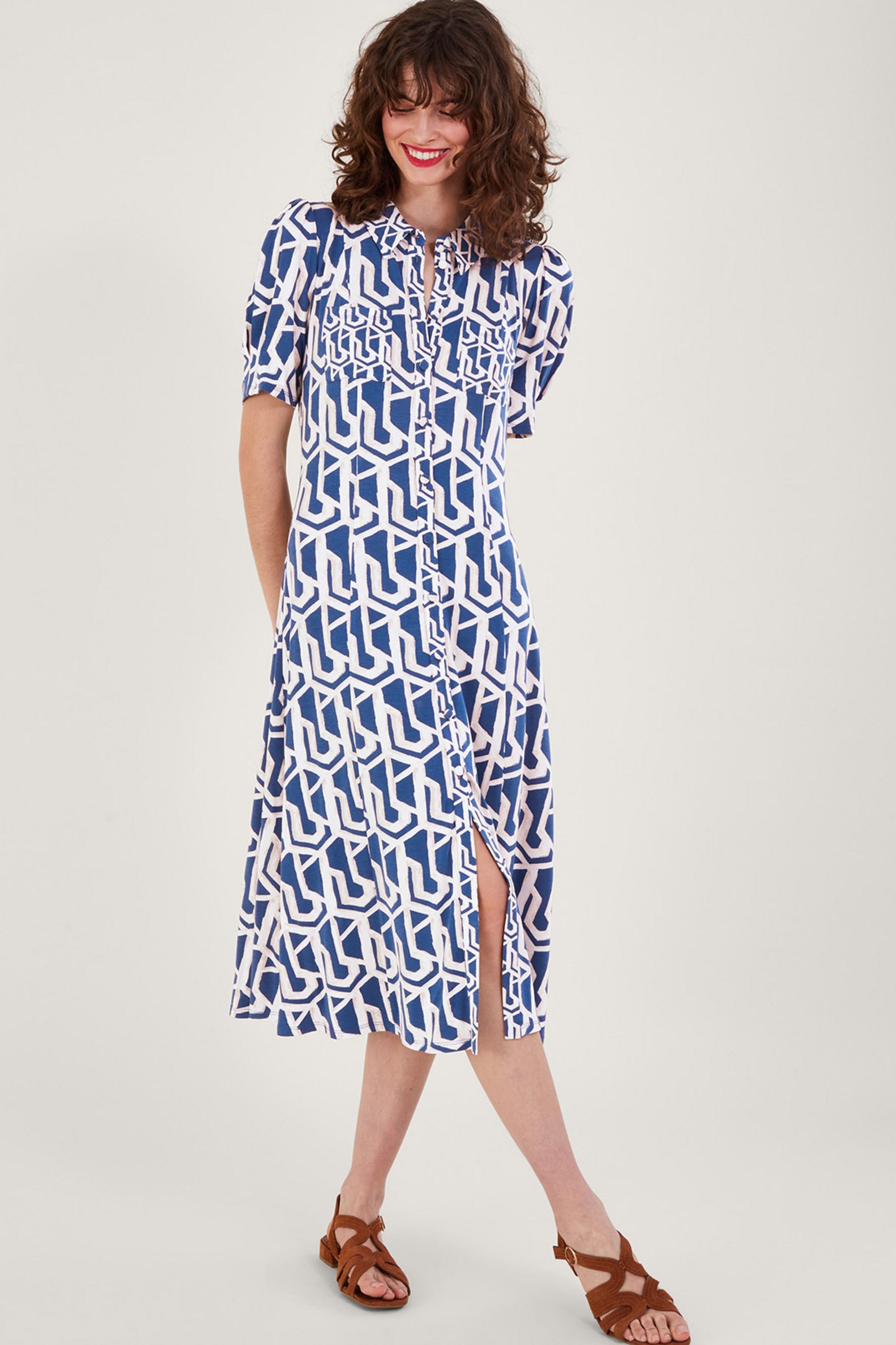Next geometric dress 2025