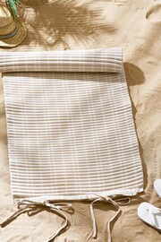 Natural Stripe Beach Mat - Image 6 of 8