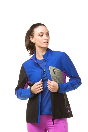 Ronhill Womens Tech Gore-Tex Windstopper Running Blue Jacket
