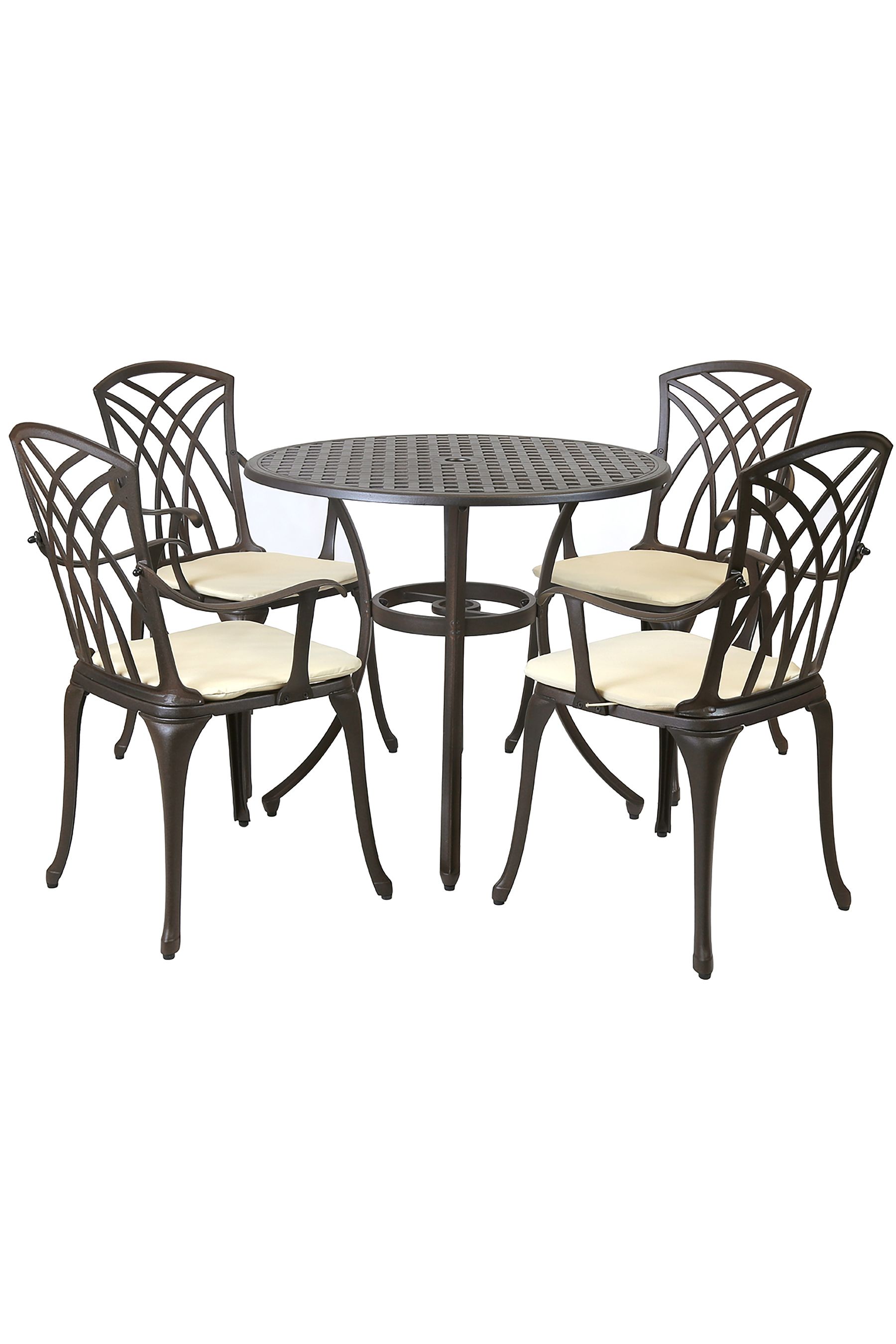Charles bentley cast hotsell aluminium garden bistro set