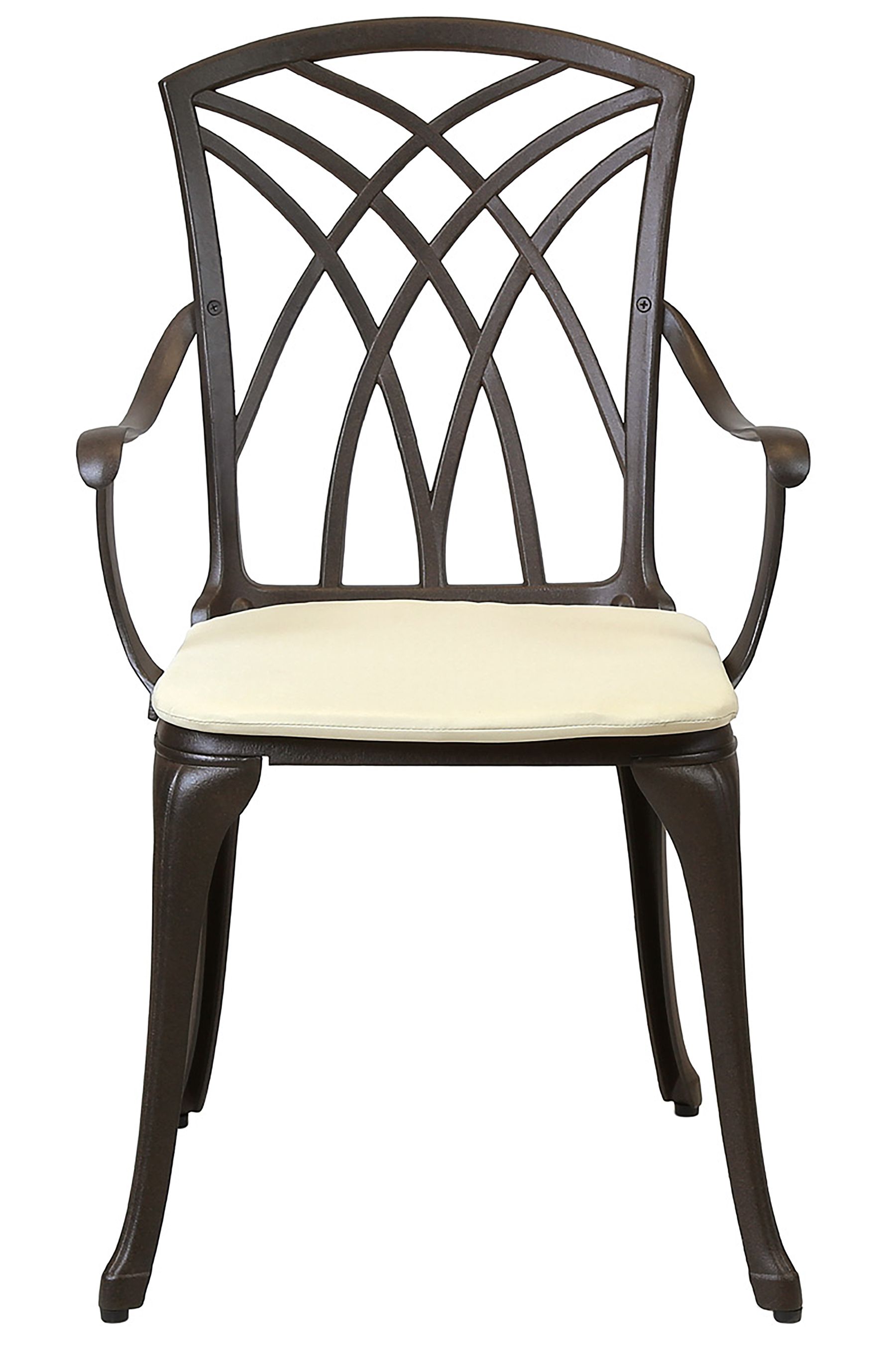 Charles bentley cast online aluminium bistro set