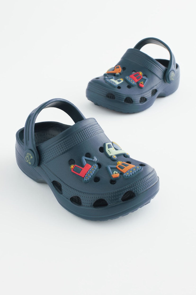 Navy Blue Clogs - Image 1 of 6