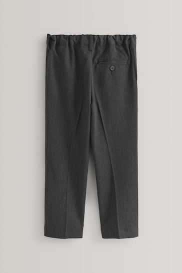 Grey Plus Waist School Pleat Front Trousers (3-17yrs)