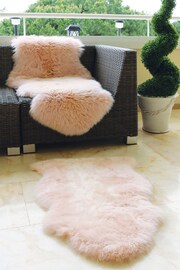 Origin Rug Collection. Adobe Rose Sheepskin Rug - Image 1 of 7