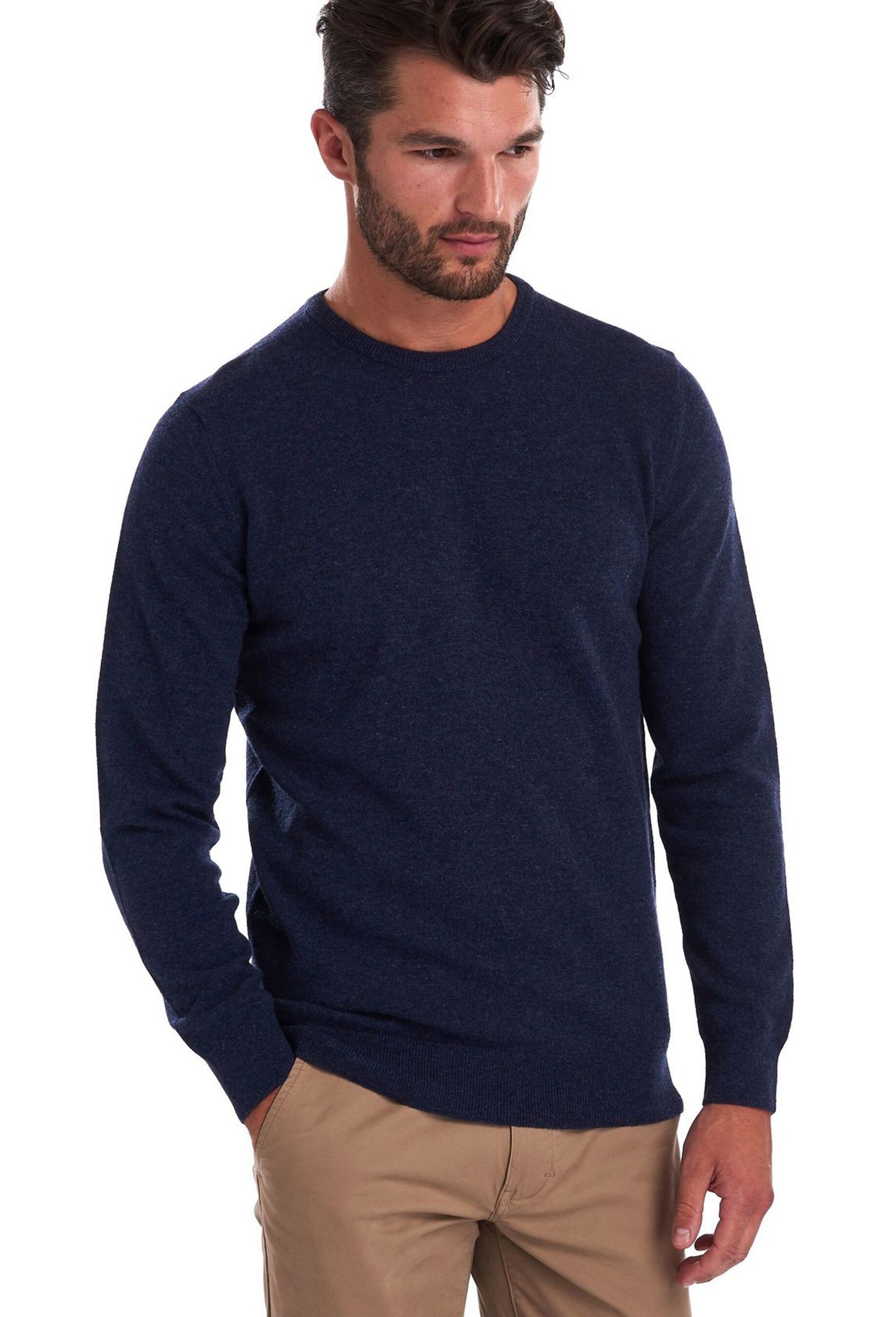 Barbour lambswool 2025 crew neck jumper