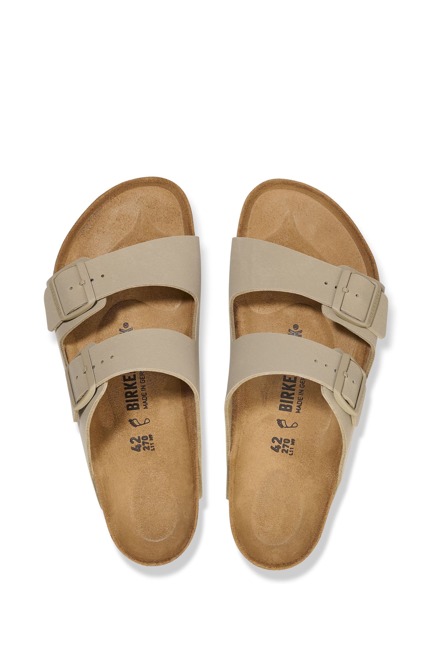 Kaufe Sie Khaki Birkenstock Arizona Birko Flor Sandalen bei Next Deutschland