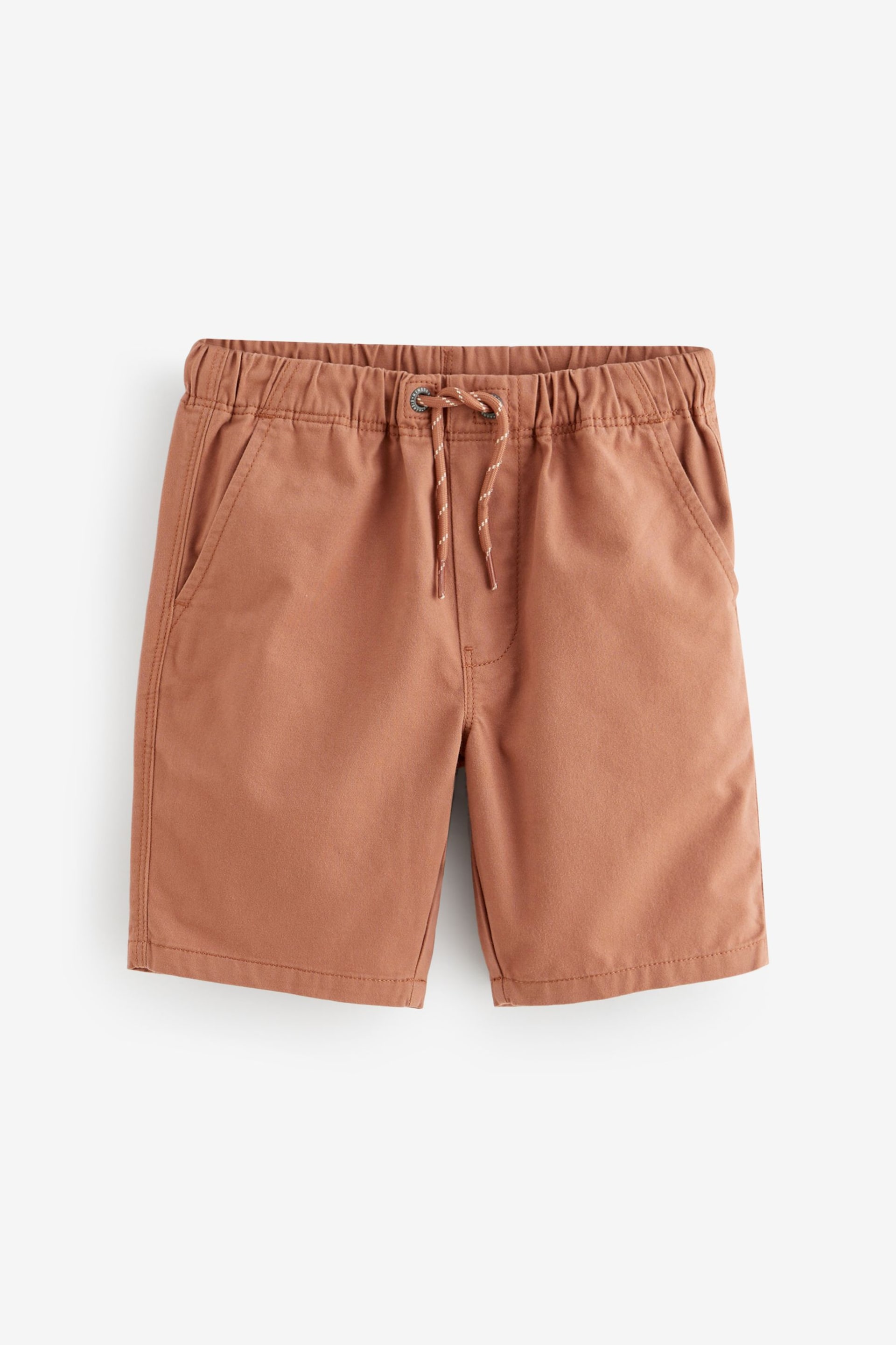 Terracotta Brown Single Pull-On Shorts (3-16yrs) - Image 1 of 3