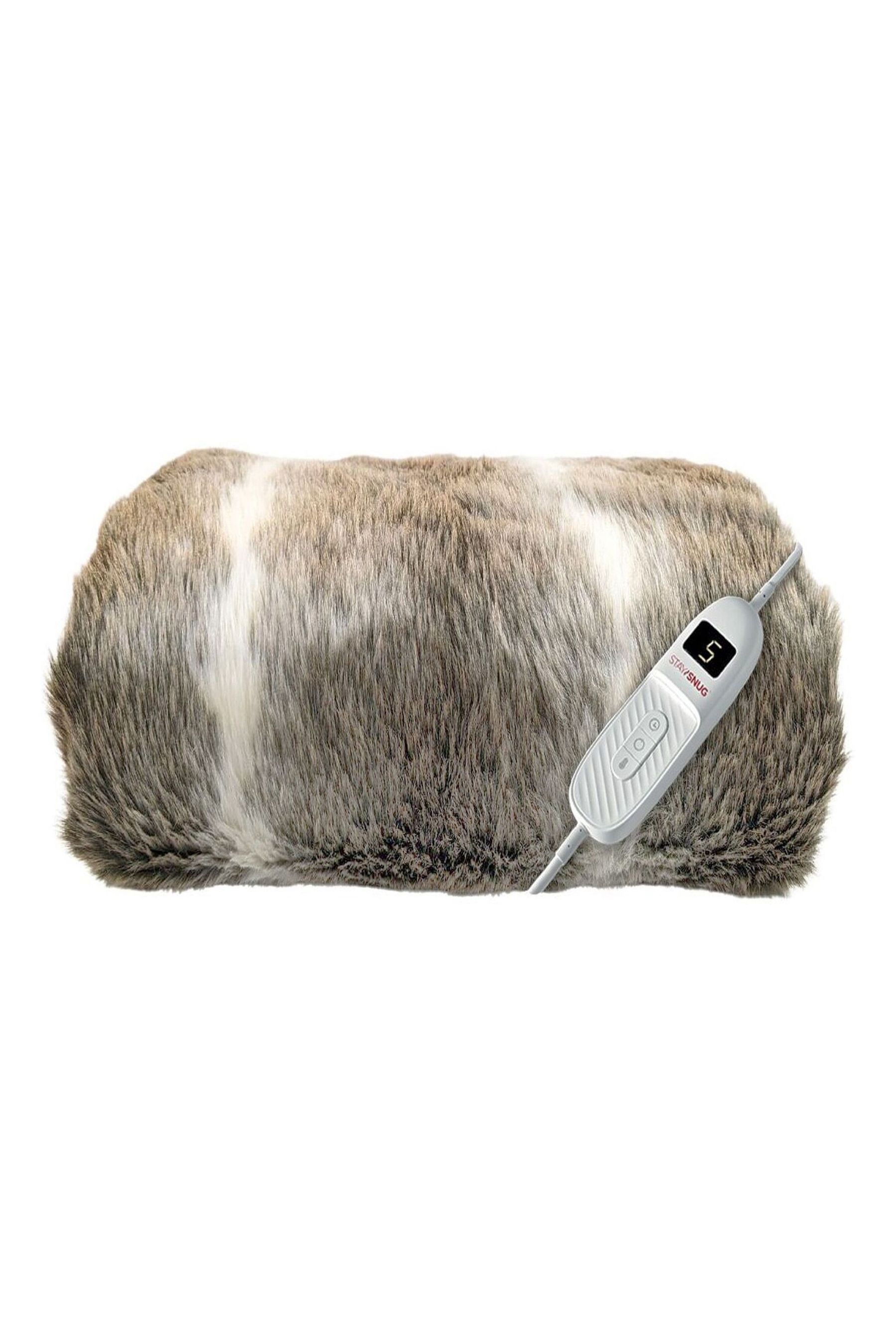 Buy Lakeland Mink Brown Faux Fur Heated Throw from the Next UK online shop