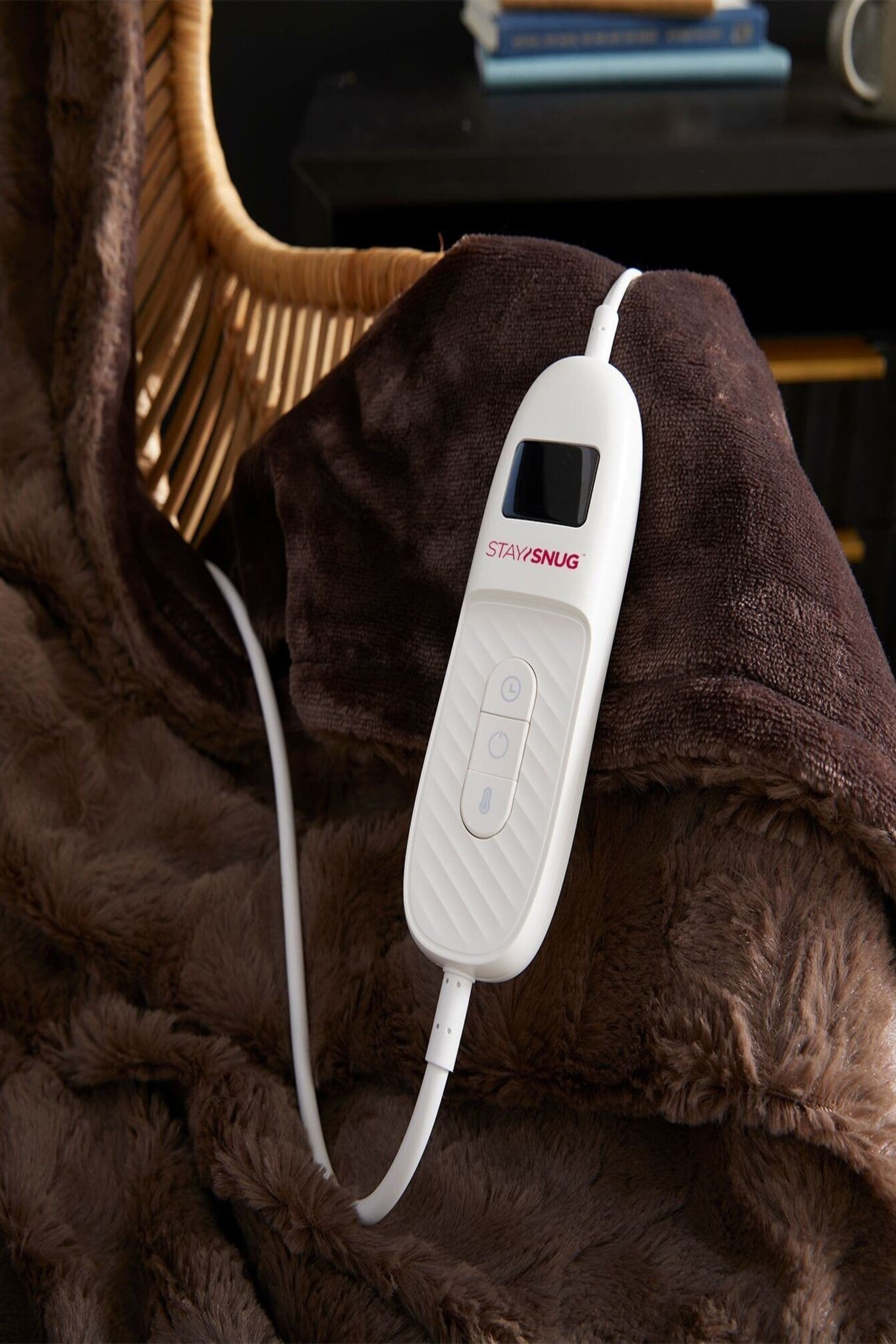 Buy Lakeland Brown Faux Fur Heated Throw from the Next UK online shop