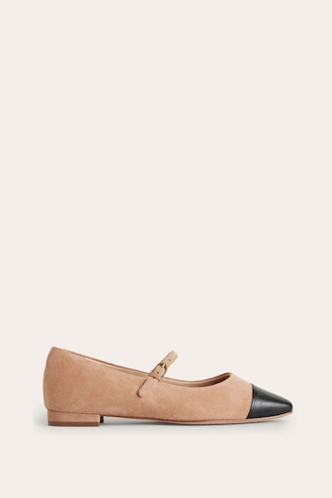 Boden Brown Mary Jane Flats