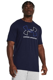 Under Armour Navy Blue Foundation Short Sleeve T-Shirt - Image 1 of 4