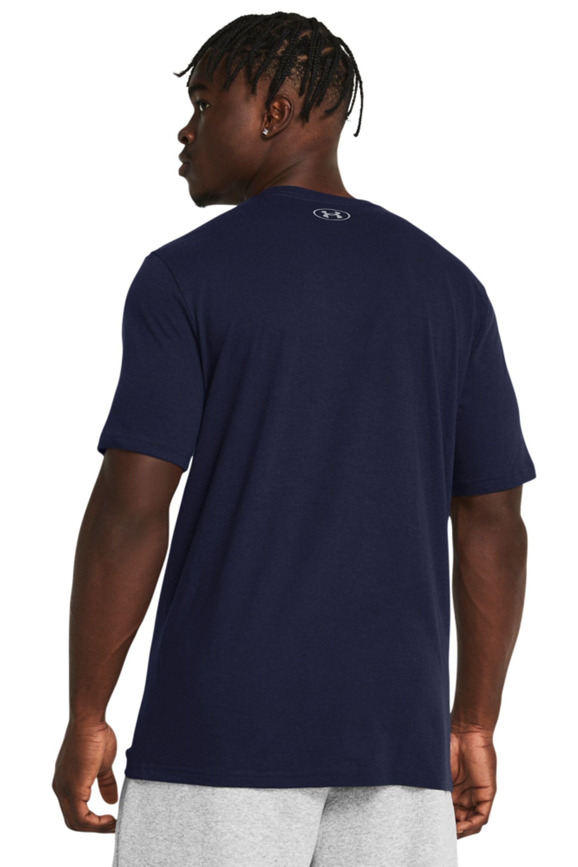 Under Armour Navy Blue Foundation Short Sleeve T-Shirt - Image 2 of 4