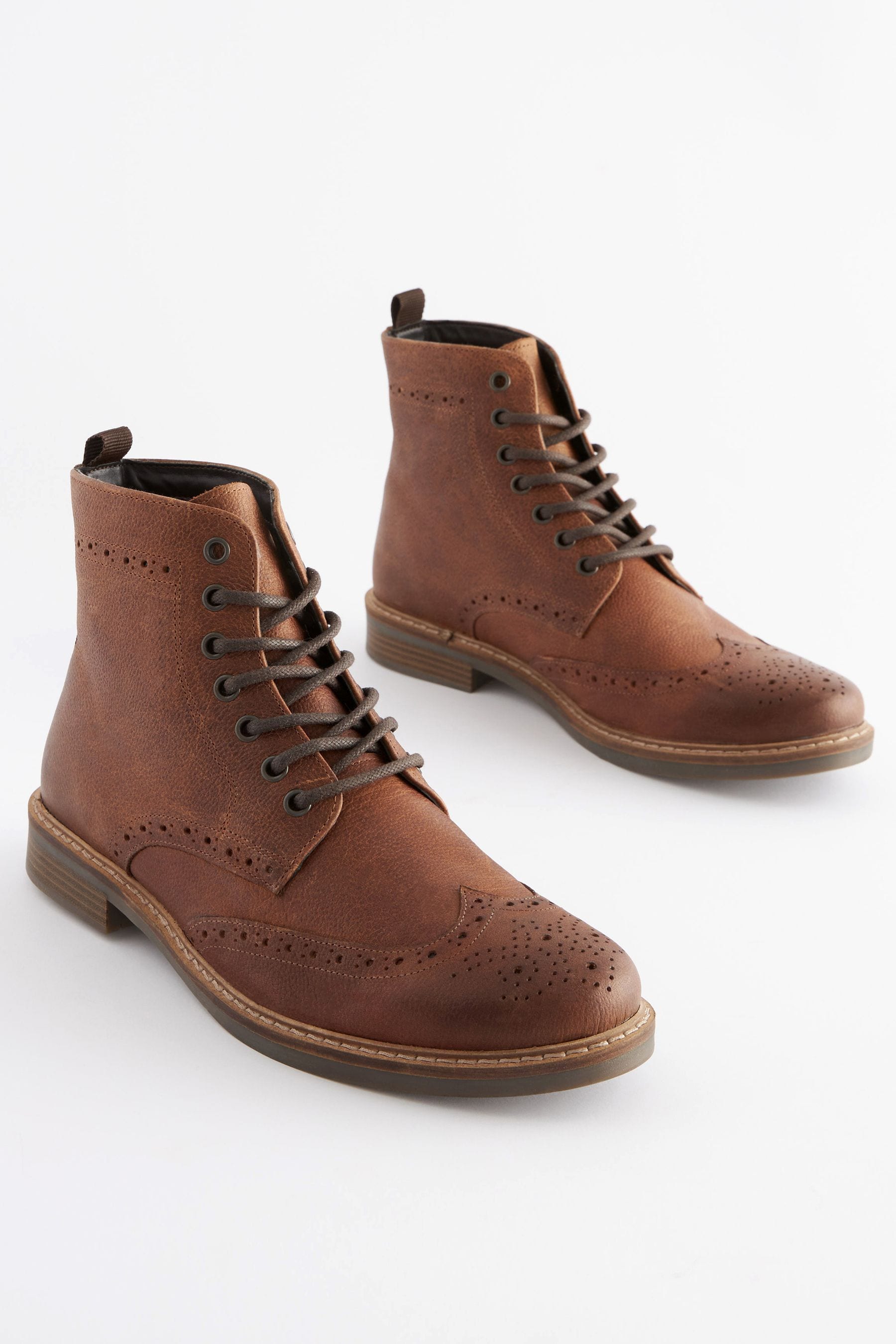 Next mens new arrivals brogue boots