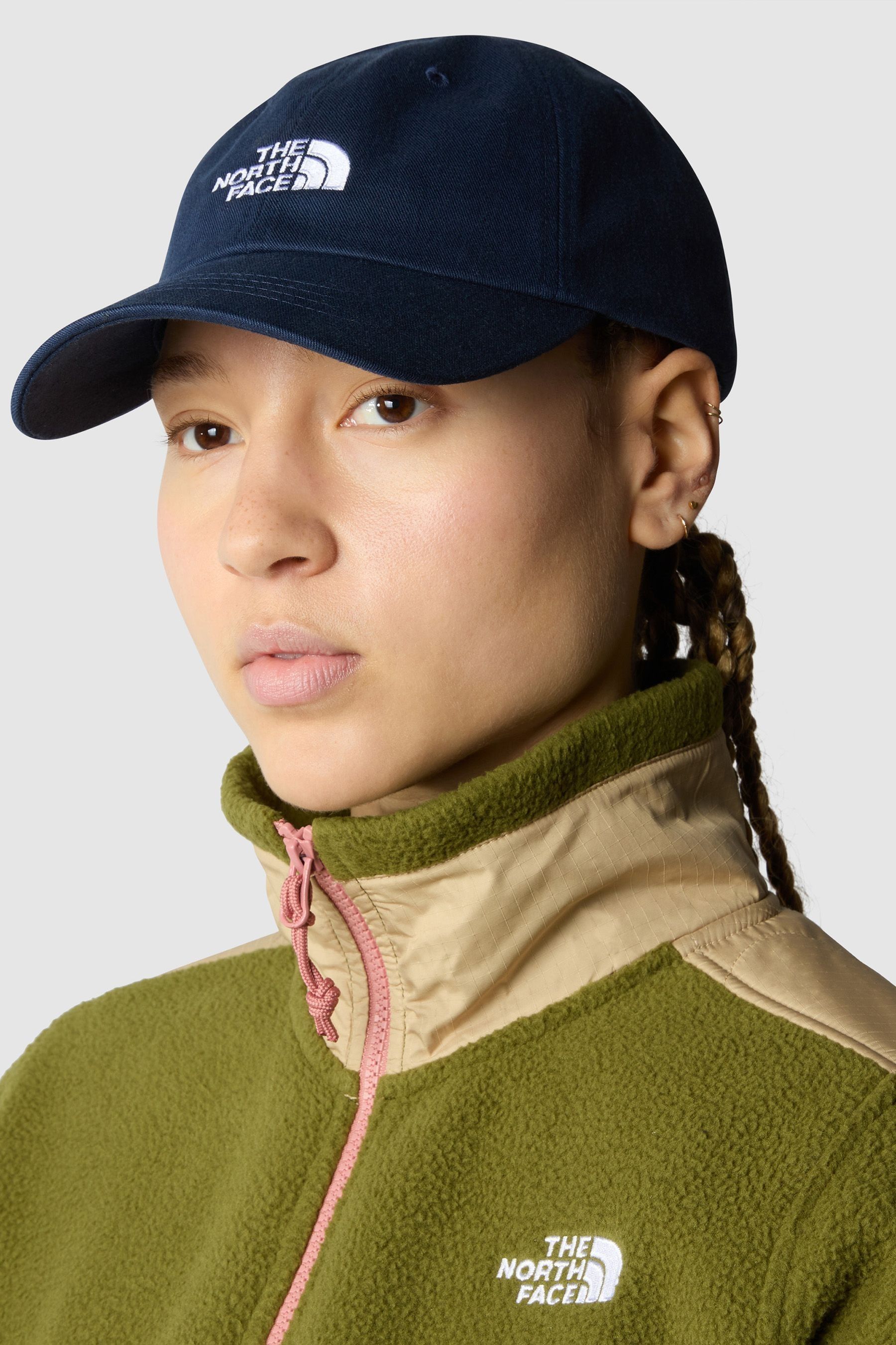 North face cheap blue hat