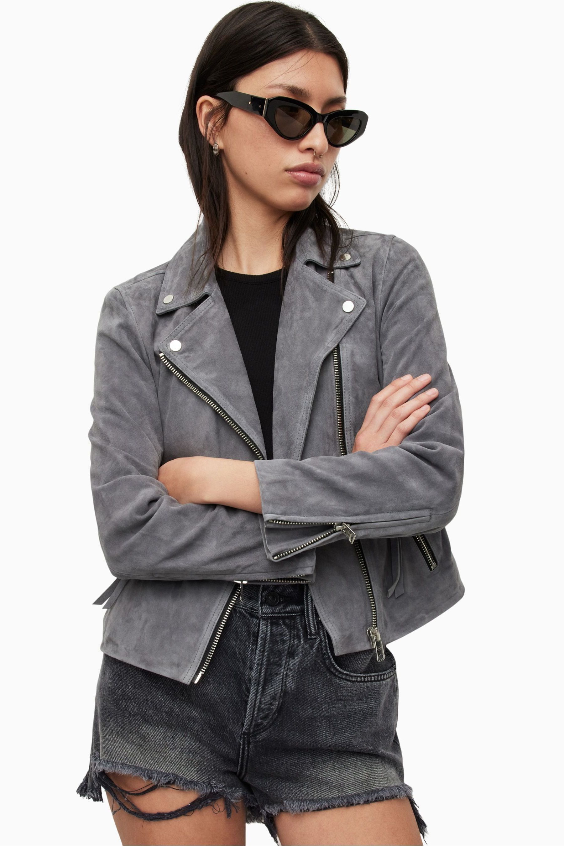 Suede dalby biker jacket new arrivals