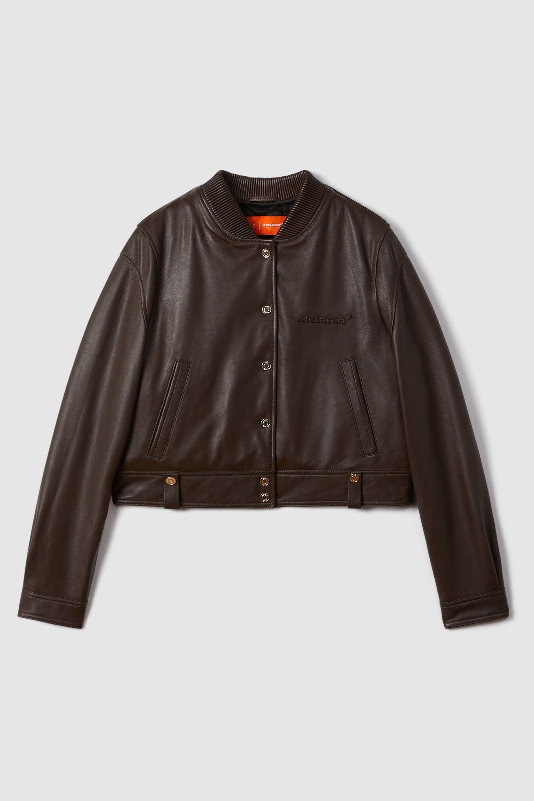 Reiss leather bomber jacket on sale