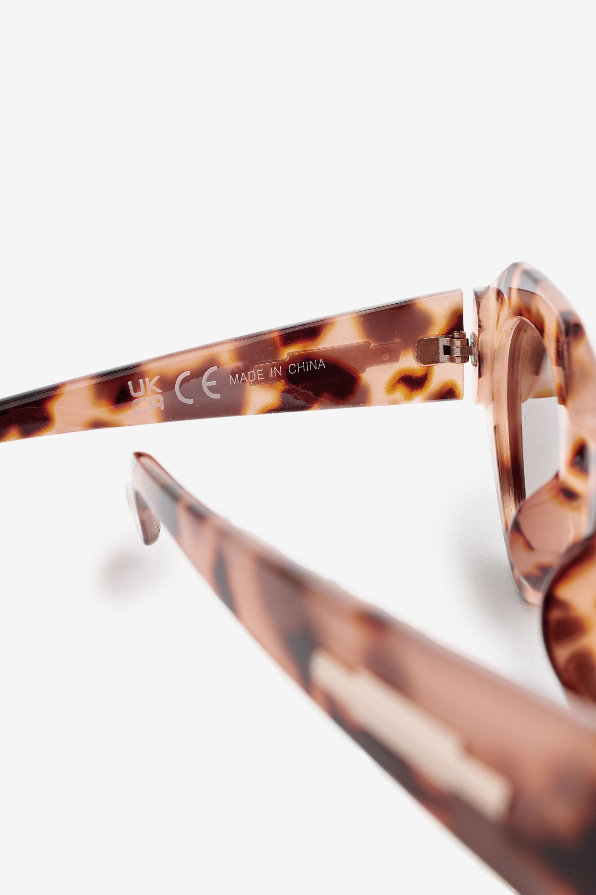 Tortoiseshell Brown Polarised Slim Cat Eye Sunglasses - Image 6 of 6