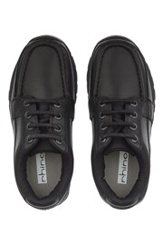 Start-Rite Dylan Black Leather Lace Up School Shoes F Fit - Image 6 of 9