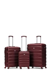 Flight Knight Black Set of 3 Hardcase Large Check in Suitcases and Cabin Case - Image 1 of 7