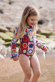 Muddy Puddles Recycled UV Protective Swimsuit - Image 1 of 3