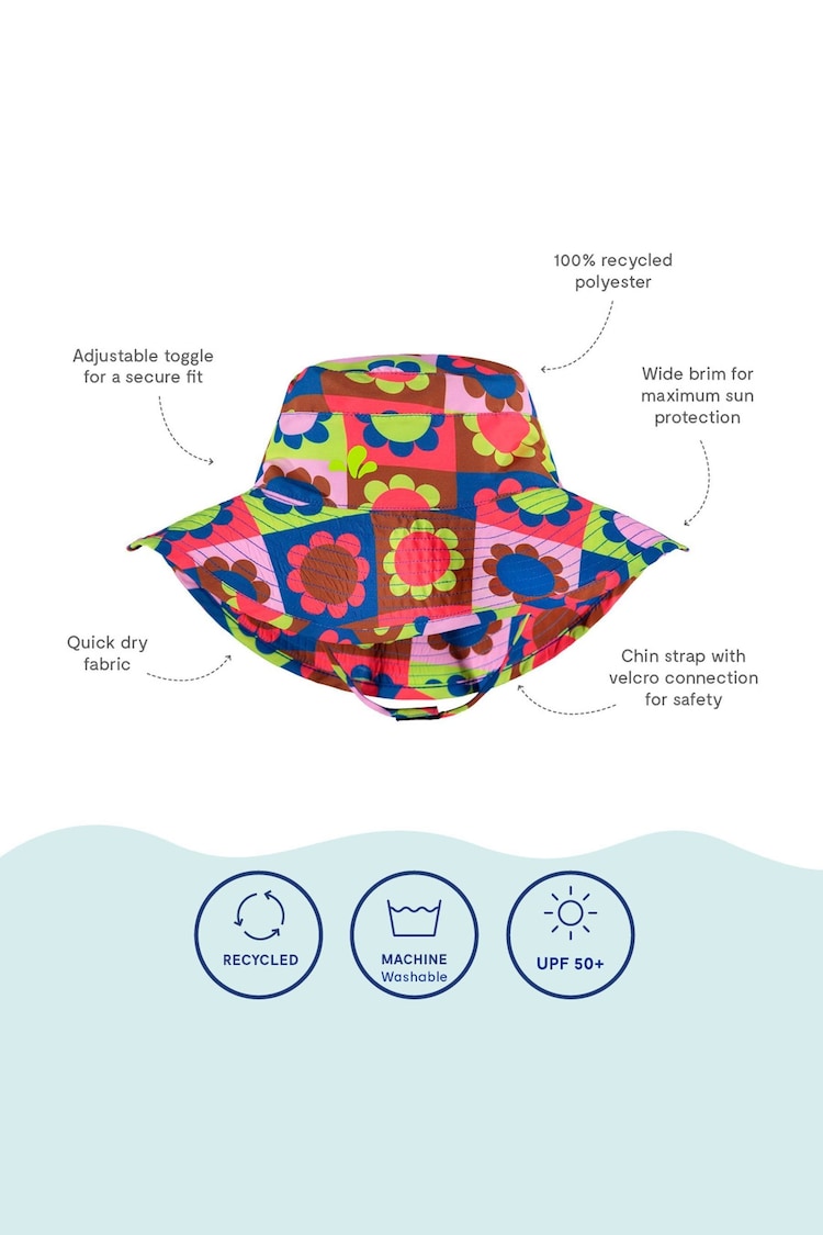 Muddy Puddles Multi Recycled UV Protective Sun Hat - Image 2 of 2