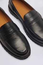 MOSS Black Camden Chunky Loafers - Image 3 of 4