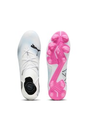 Puma White Future Match 7 Firmground Football Boots - Image 3 of 6