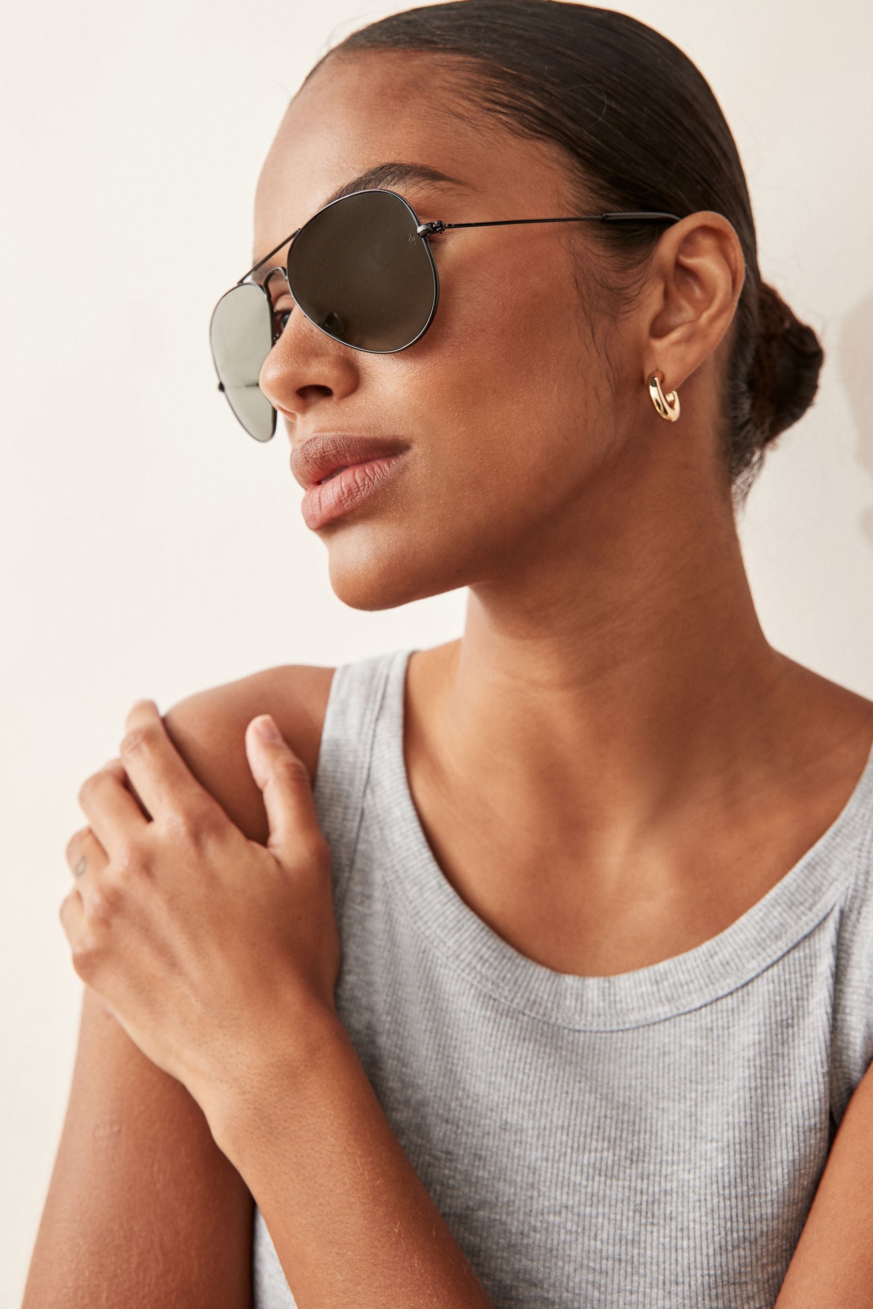 Women's aviator ray bans on sale sale