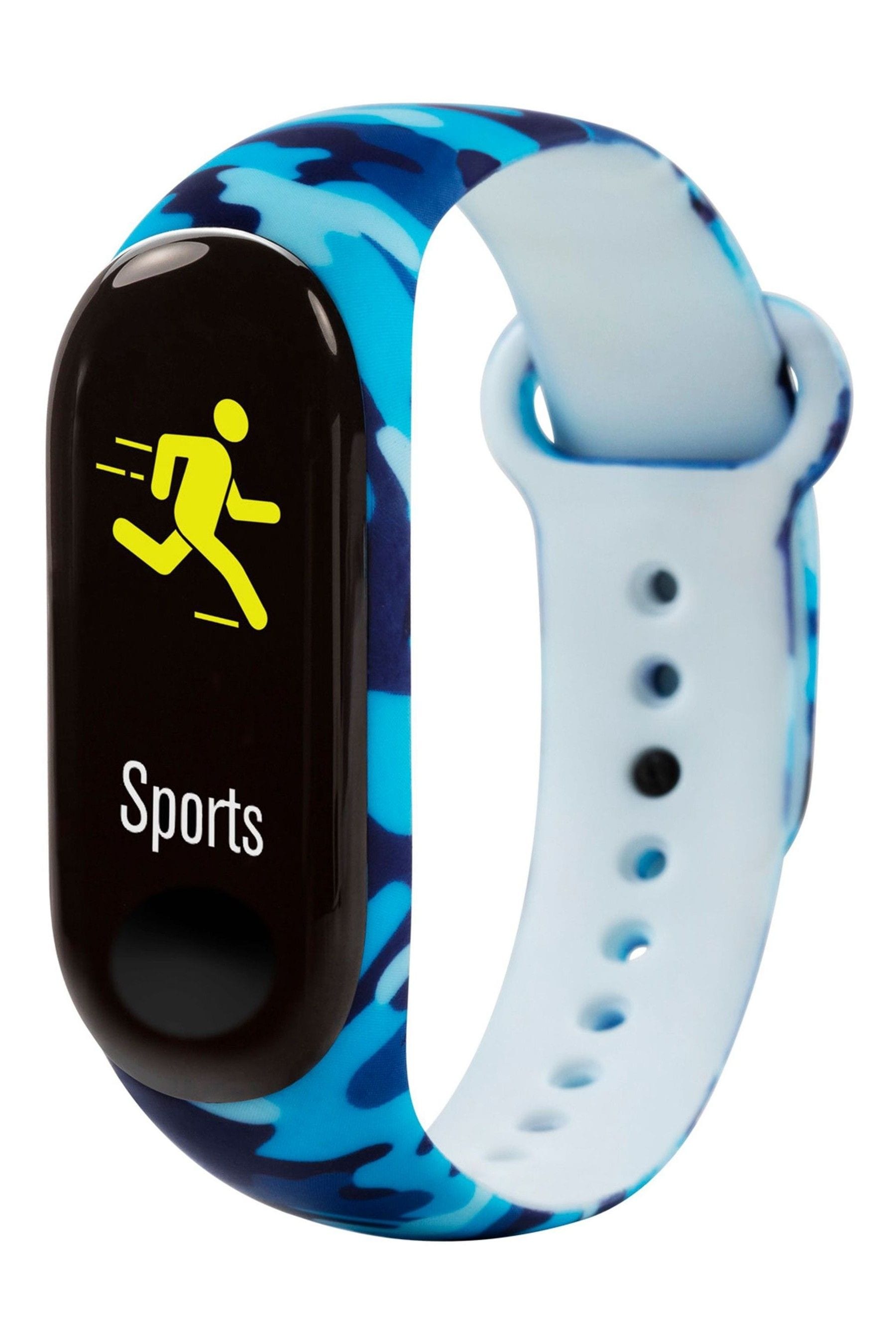 Tikkers blue camouflage new arrivals smart activity tracker watch