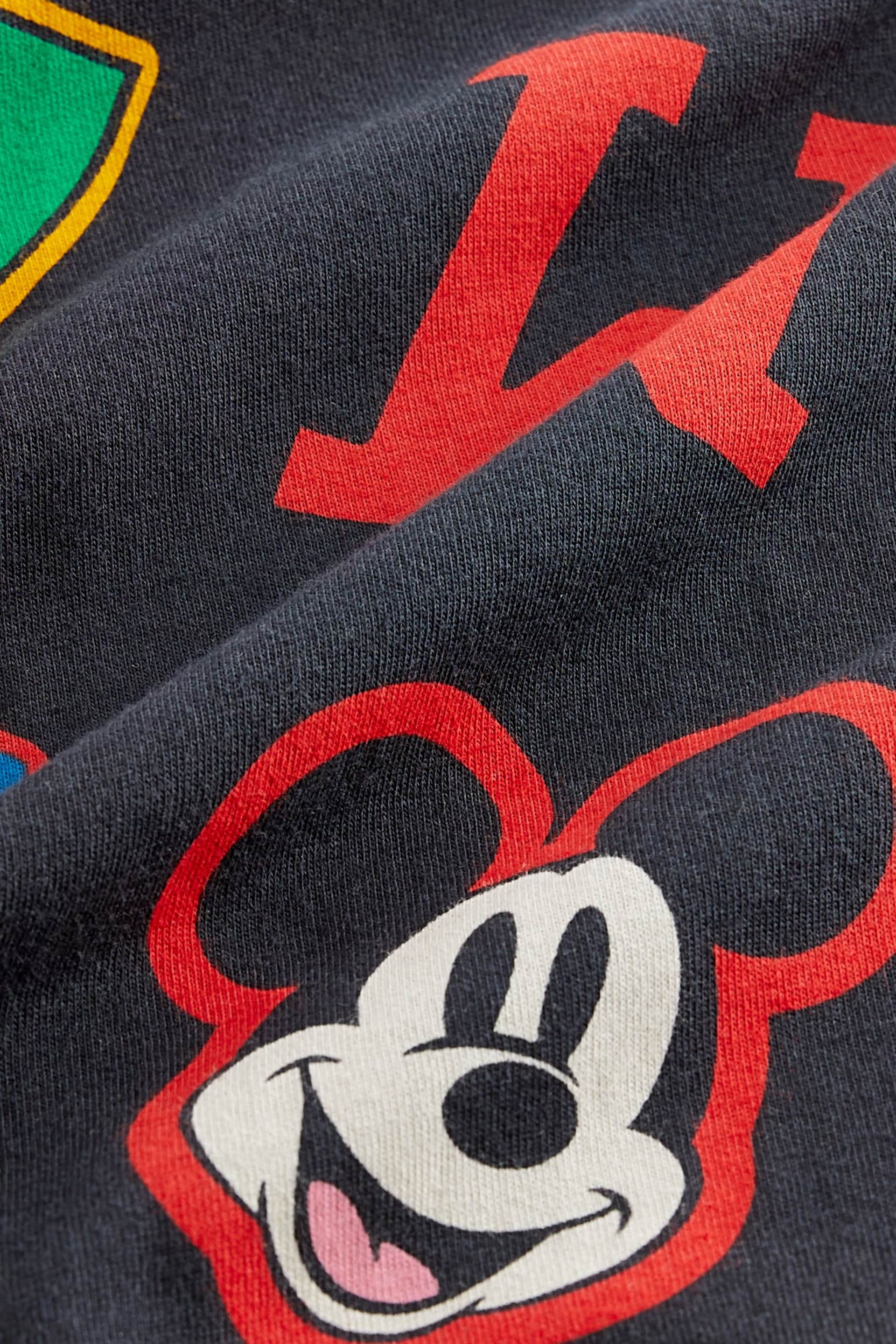 Grey Mickey Printed Short Sleeve T-Shirt (3mths-8yrs) - Image 4 of 4