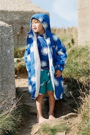 Muddy Puddles Blue Recycled Waterproof Changing Robe Cover-Up - Image 2 of 4