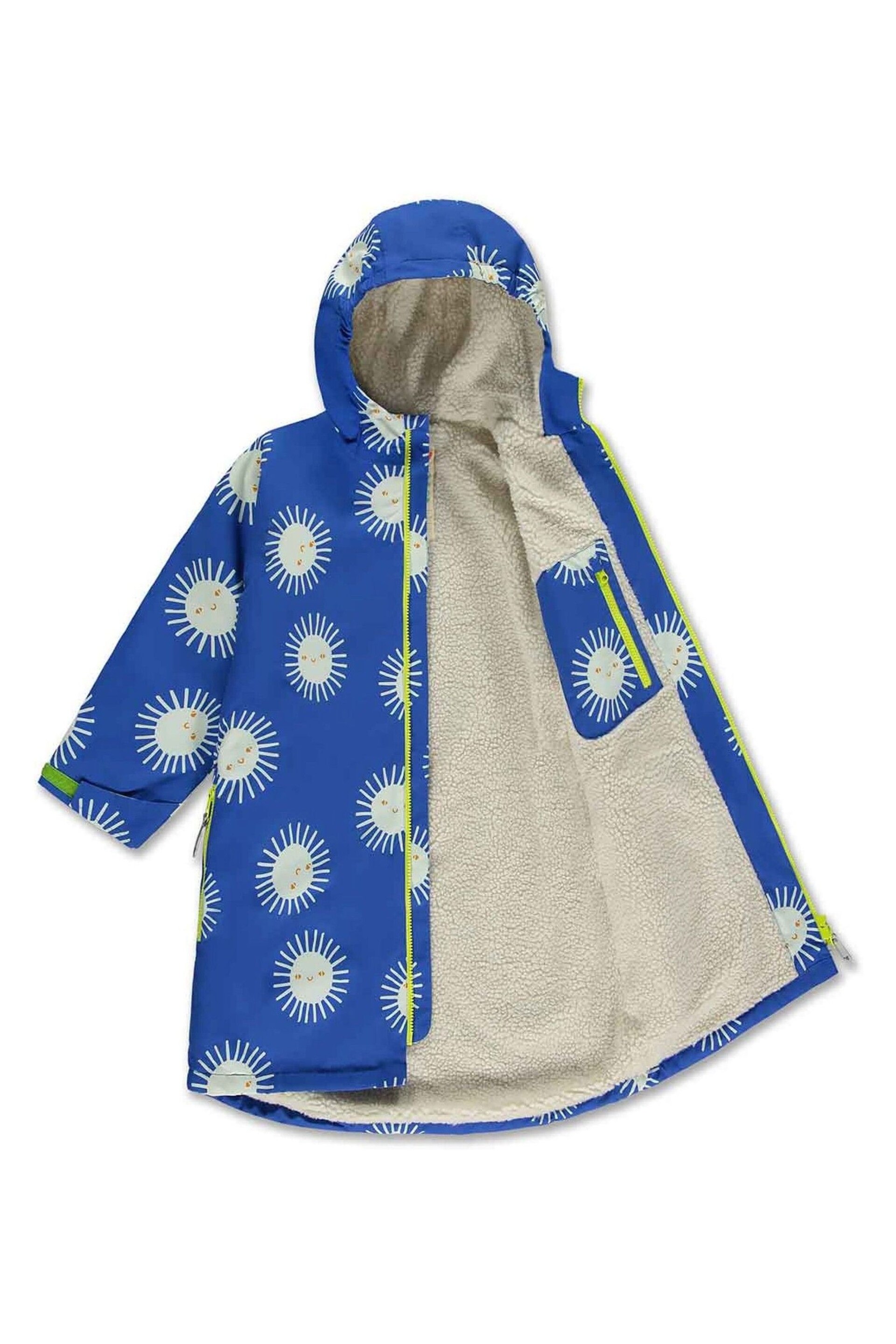 Muddy Puddles Blue Recycled Waterproof Changing Robe Cover-Up - Image 2 of 4