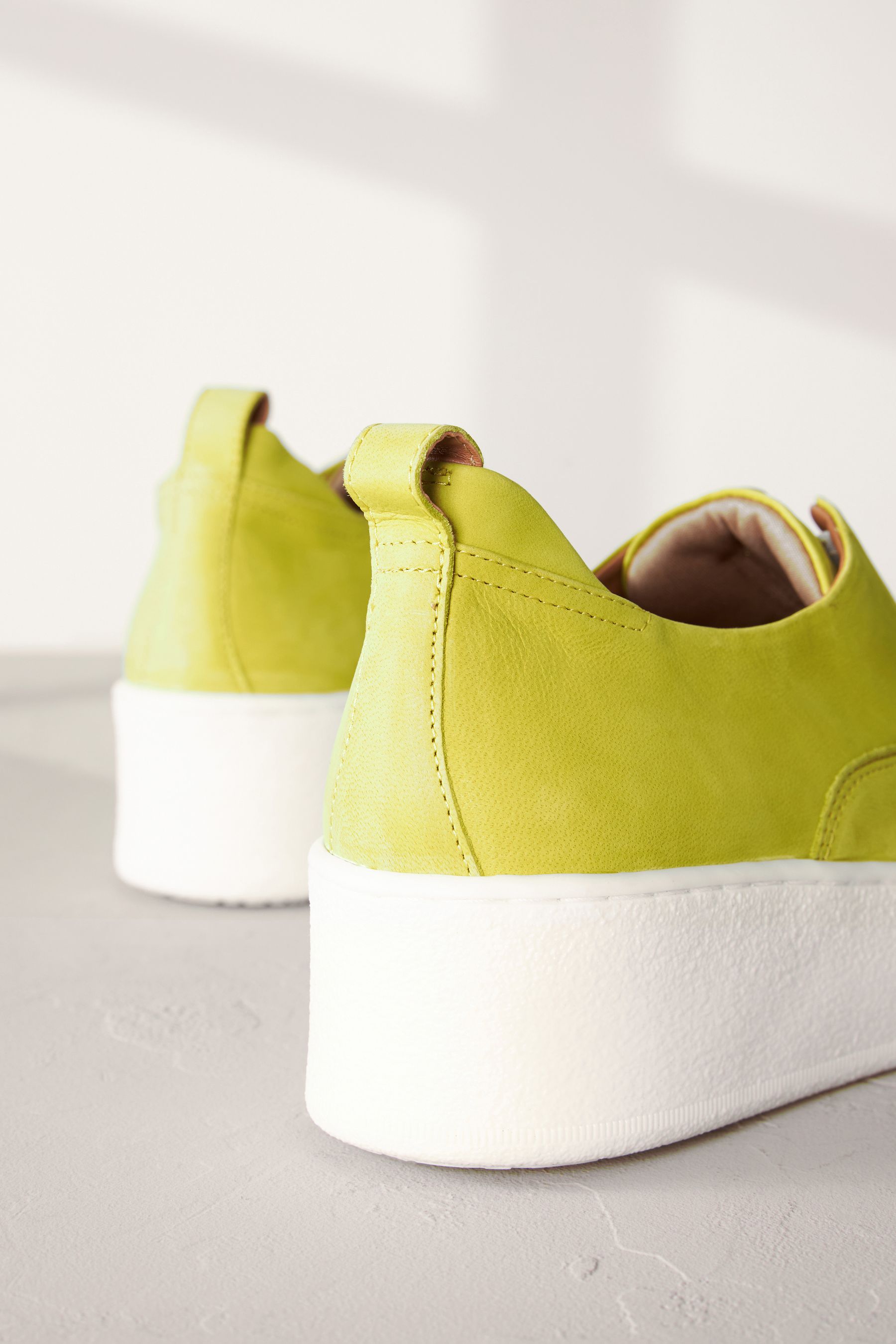 Lime green chunky sneakers online