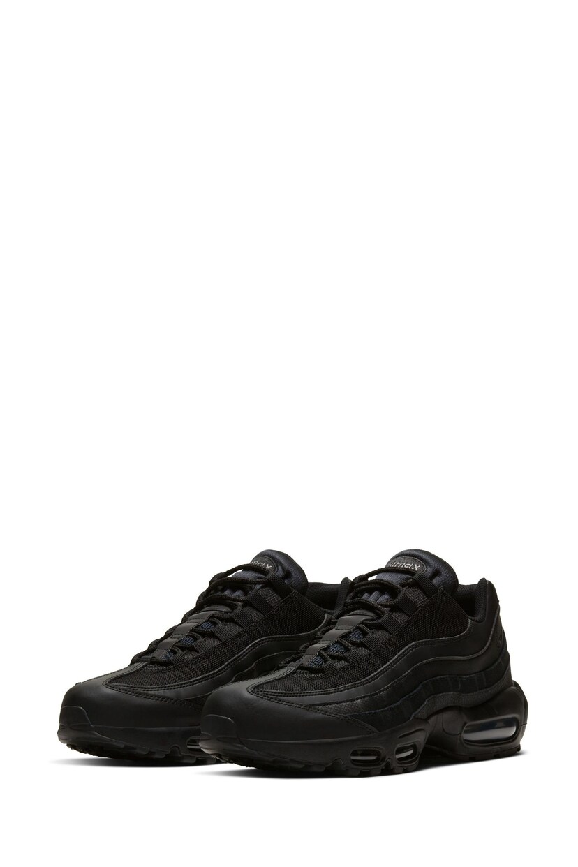 Nike Black Air Max 95 Trainers - Image 7 of 12
