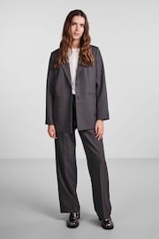 PIECES Grey Relaxed Fit Tailored Blazer - Image 1 of 6